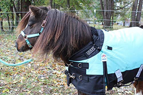 Derby Originals Nordic-Tough 1200D Heavyweight Mini Horse & Pony Turnout Blanket – Waterproof, Reflective, 300g Insulation, Triple-Layer Design, 210T Lining, 2-Year Warranty