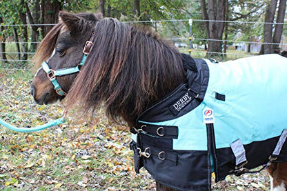 Derby Originals Nordic-Tough 1200D Heavyweight Mini Horse & Pony Turnout Blanket – Waterproof, Reflective, 300g Insulation, Triple-Layer Design, 210T Lining, 2-Year Warranty
