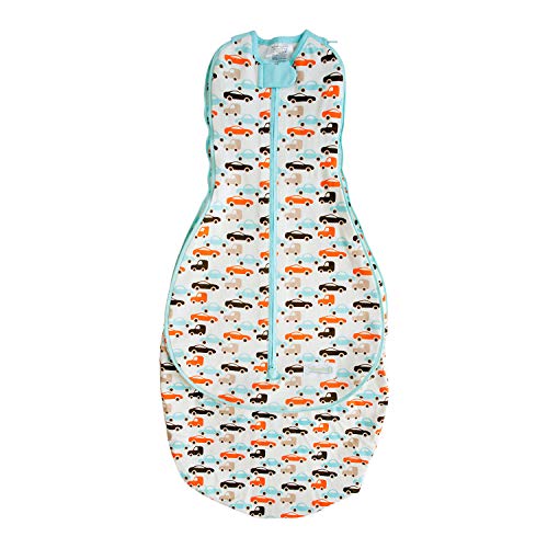 Woombie Nursery-swaddling-Blanket (0-18 Months, Boys and Toys) - color: Boys and Toys, style: Grow With Me