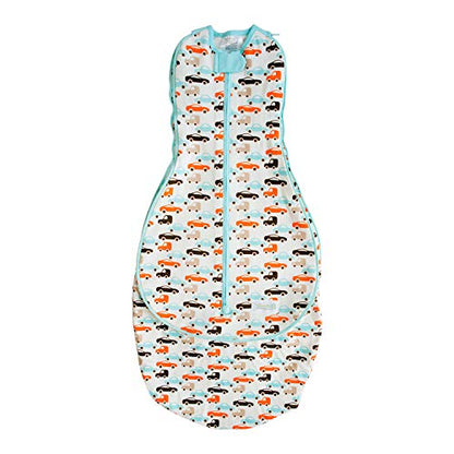Woombie Nursery-swaddling-Blanket (0-18 Months, Boys and Toys) - color: Boys and Toys, style: Grow With Me
