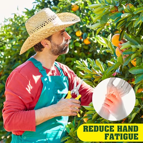 EWPJDK 4 Pack Garden Pruning Shears Scissors Clippers Stainless Steel - color: Multi-color