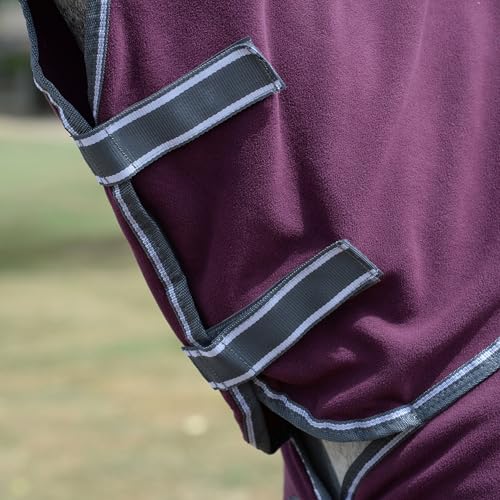 WeatherBeeta Anti-Static Fleece Cooler Combo Neck, Navy/Burgundy, 72" - color: Navy/Burgundy, size: 72"