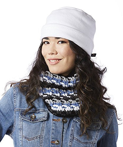 Screamer Women's Fleece Rollup Beanie - color: Winter White
