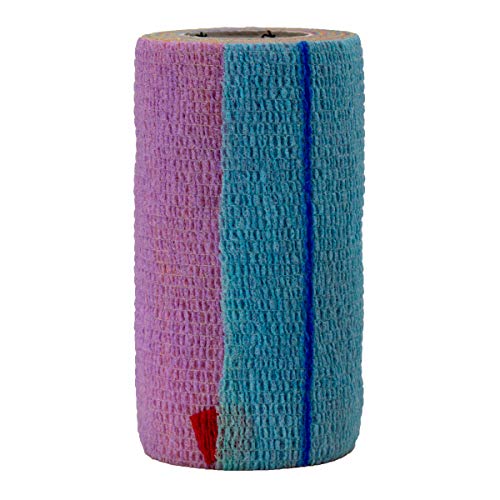 Neogen Ideal SyrFlex 4" Multi-Colored Vet Bandage (TA3400RBW-E)