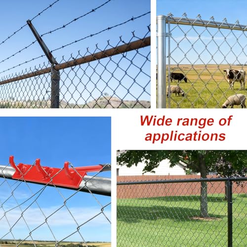 Chain Link Fence Top Rail Tensioner Tool Heavy-Duty Steel Stretcher