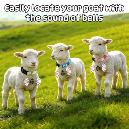 5 Pack Fruit Goat Collars with Bells,Anti-Lost Pet Collar - color: fruit Multi-colored