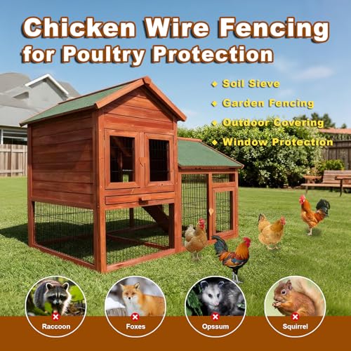 Black Chicken Wire Fencing 16 Gauge, PVC Coated Welded Mesh Fence 2" x 3" Gap, for Vegetable Garden, Yard, Little Animal Protection, Baby Care, and Pet Enclosures DIY Projects 36" x 50 ft - size: 36" x 50 ft