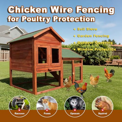 Black Chicken Wire Fencing 16 Gauge, PVC Coated Welded Mesh Fence 2" x 3" Gap, for Vegetable Garden, Yard, Little Animal Protection, Baby Care, and Pet Enclosures DIY Projects 36" x 50 ft - size: 36" x 50 ft