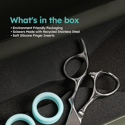 7” Dog Grooming Scissors – 42 Teeth, VG10 Japanese Steel User-Friendly Pet Thinning Shears | Matte Anti-Glare Finish | Lightweight, Ergonomic, Handcrafted | Thinning Rate 50% | K9 Shears - size: 7" - 50%