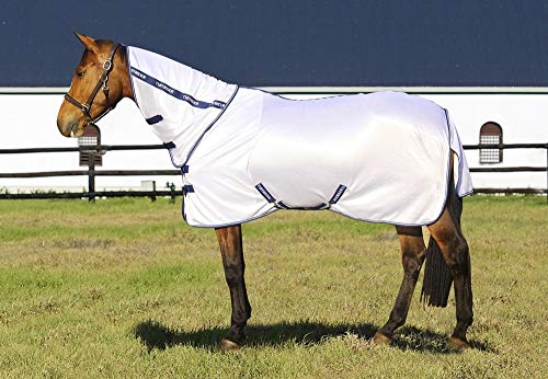 TuffRider Sport Mesh Combo Neck Fly Sheet - White - 69 - color: White, size: 69