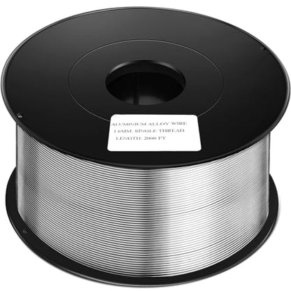 Gisafai 2000 ft 16 Gauge Aluminum Wire for Electric Fencing - size: 2000 ft 16 Gauge