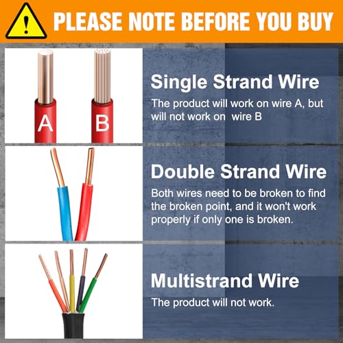F04 Underground Cable Locator, Breakpoint Locator Tracker - color: Blue