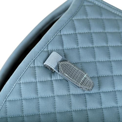 WeatherBeeta Prime Air-Tec Jump Shaped Saddle Pad - color: Washed Denim, size: Large