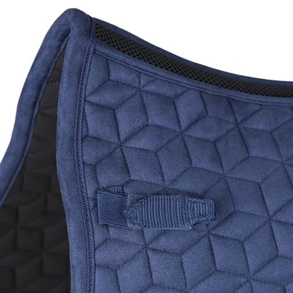 WeatherBeeta Suede Elite Air-Tec All Purpose Saddle Pad - color: Navy
