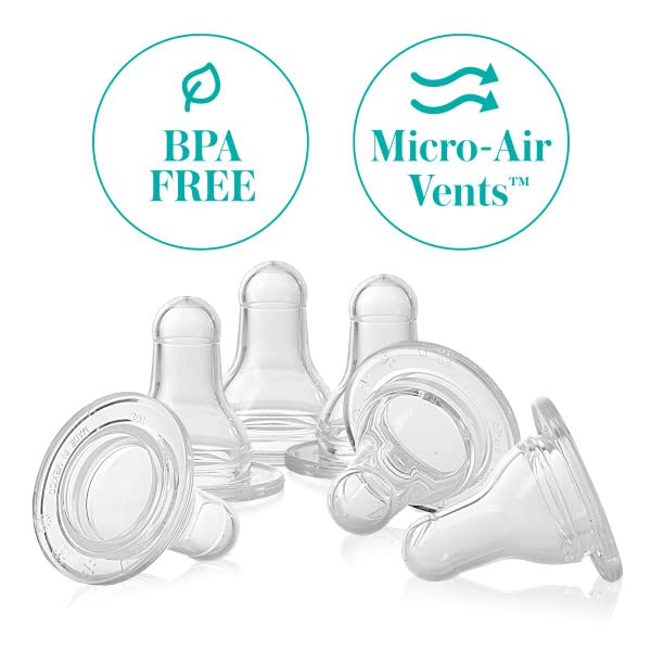 Evenflo Feeding Classic BPA-Free Silicone Medium Flow Nipples - 3 Months+,Clear,(Pack of 12) - size: 6 Count (Pack of 12), style: Medium Flow