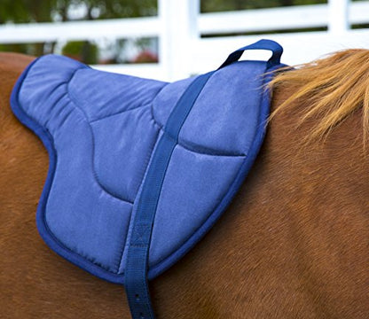 Best Friend Eastern Style Bareback Saddle Pad - color: Purple/Black, size: Horse