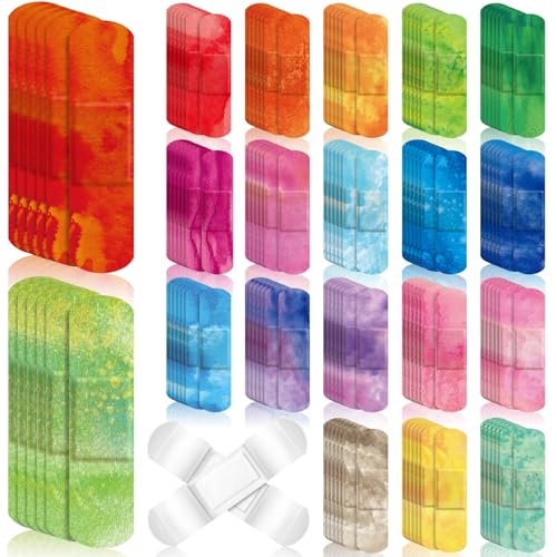 Panelee 120 Pcs Kids Bandages Bulk Waterproof Flexible, Colorful Style - style: Colorful Style