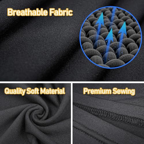 TICONN Neck Gaiter for Men Women, Cooling Bandana Face Mask Cover Gator - color: 4 Black, style: Quick Dry