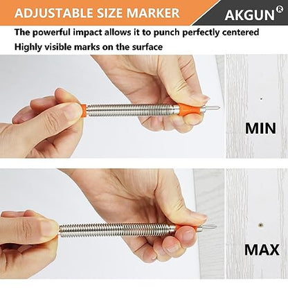 2-Piece Hammerless 5/16-Inch Cold Chisel and 1/8-Inch Center Punch Set - size: Cold Chisel and Center Punch