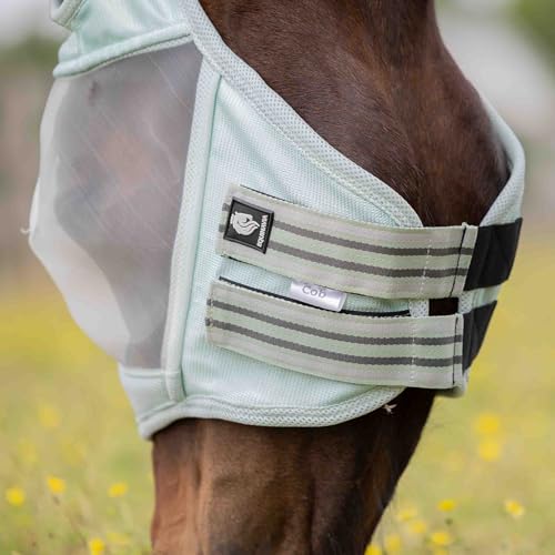 Equinavia Algard Soft Mesh Earless Fly Mask - Misty Jade - Pony - color: Misty Jade, size: Pony
