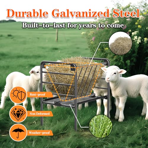 Livestock Hay Feeder 35 Gallon - size: 35 Gallon