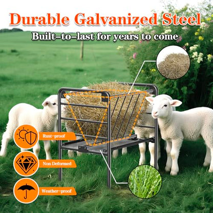 Livestock Hay Feeder 35 Gallon - size: 35 Gallon