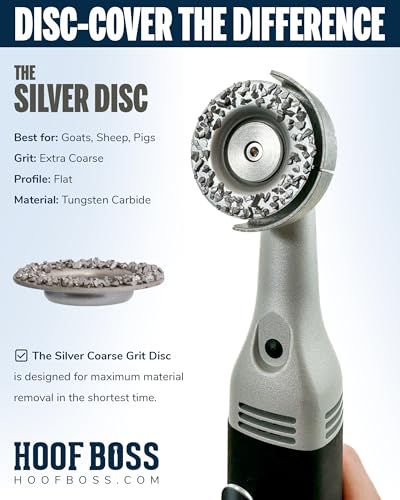 Trim-It-All, Complete 110V Electric Set with Supplies | Versatile Hoof Trimming Tool for Goats, Horses, Sheep, Cattle, & Pigs, Durable, Lightweight & Easy-to-Use