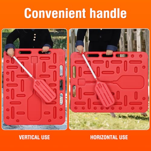Livestock Sorting Panel with Sound Paddle 38x33 Inch Plastic Sturdy