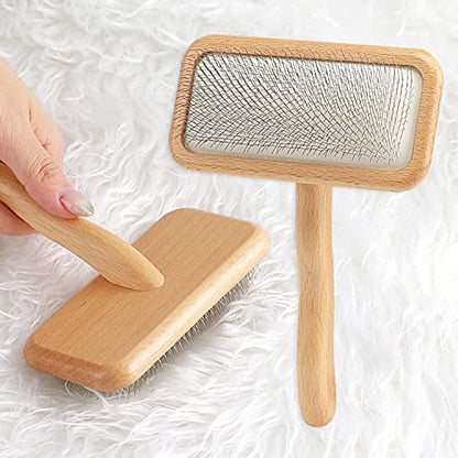 Hand Held Carpet Rake Sheepskin Wool Brush Carding Fur Restore Carpets Softness and Texture Let Rugs to New Looking