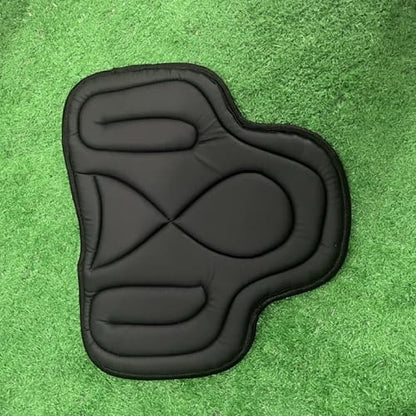 Motorcycle Seat Cushion Saddle Pad for Horses-Brown - color: Brown