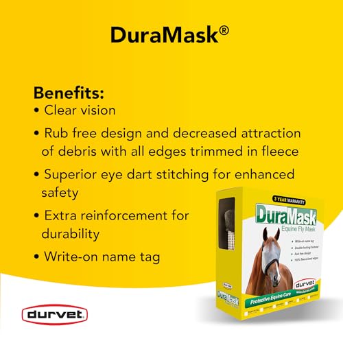 Durvet DuraMask Equine Fly Mask, Yearling