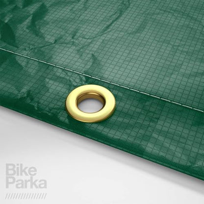 BikeParka STASH Waterproof Bicycle Cover (Forest Green) - color: Forest Green
