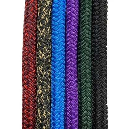 PARELLI 22 Foot Line Ground Training Rope - Strong Everyday Use All-Purpose Large Horse Lead Rope with Loop & Latigo Popper | 9/16" Diameter Smooth Yachting Braid, Purple - color: Purple