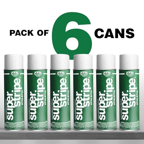 Fox Valley Athletic Field Striping Paint 18 oz Pack of 6, White - color: Athletic White