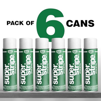 Fox Valley Athletic Field Striping Paint 18 oz Pack of 6, White - color: Athletic White