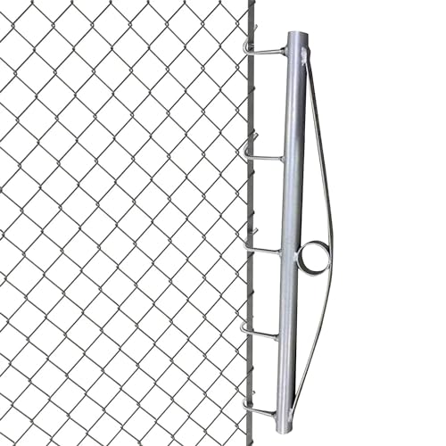 Field Tuff 36 Inch Long Heavy Duty Steel Chain Link Fence Stretcher with 5 Hook Design Fits Variety of Hooks to Stretch, Silver