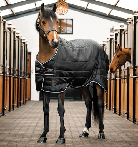 Horseware® Easy-Layer Stable 100g - Black/Black & Silver, 81 inches - size: 81 inches