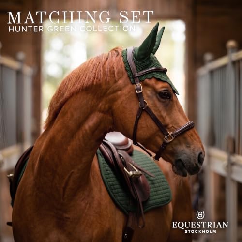 Equestrian Stockholm Close Contact Horse Saddle Pad for Jumping - color: Green
