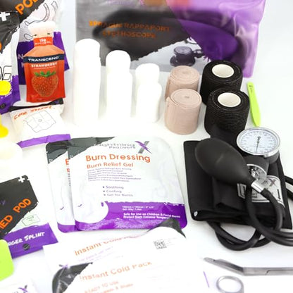 Lightning X Standard First Aid Responder EMT Medical Stocked Trauma Fill Kit LXSMK-B