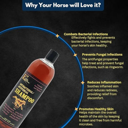 E3 Elite Equine Evolution ABAF Shampoo for Dogs and Horses 32 fl oz