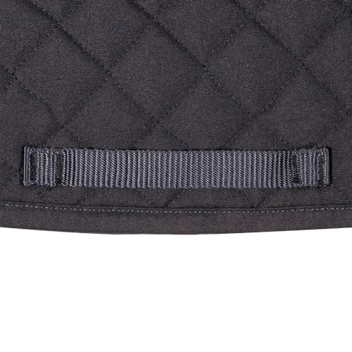 Dura-Tech All-Purpose Saddle Pads for Horses | Schooling Saddle Pad Square Cut | Equines Horse Saddle Pads | Polyester Fabric Blend | 23" Spine and 18" Drop Length - color: Sky Blue
