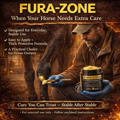 Equine Topical Care Ointment for Horses, Nitrofurazone, 1 lb | Nitrofurazone topical ointment for horses. External-use formula with easy handling for routine stable care.