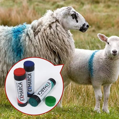 6PCS Livestock Marker Crayons Marking for Marking Animal Fur and Skin