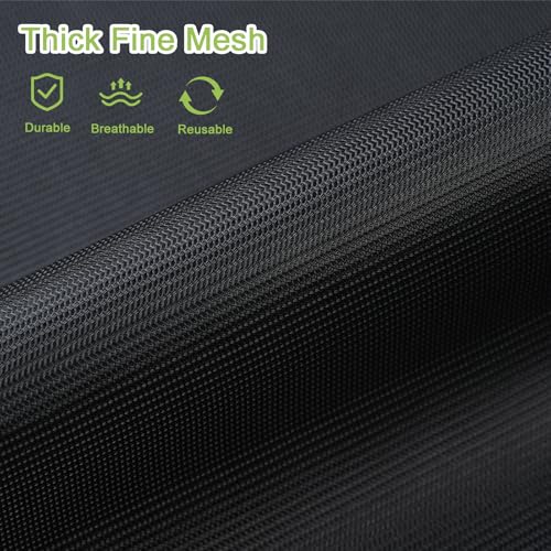OTraki 2 Pack Durable Laundry Bags with Zipper 20 x 24 Inch, Black | Breathable Mesh Delicates Bag for Washing Machine Travel Large Wash Bags for Bra Sock Underwear Lingerie Blouse, Don't Drying - size: 20 x 24 inch