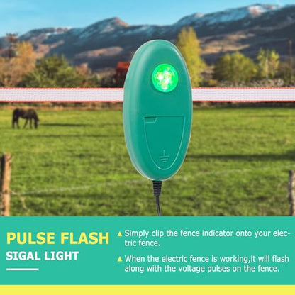 Electric Fence Tester with LED Indicator Lights for pulsed energizers, 2PC - style: 2 Pack
