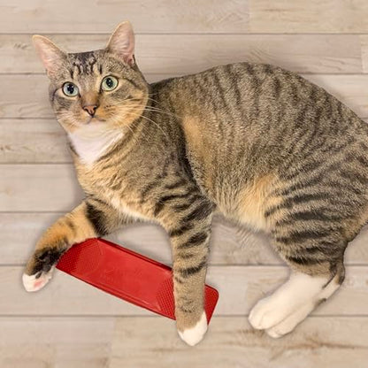 StripHair Gentle Groomer Dog Shedding Bathing Pet Hair Remover, Soft Red
