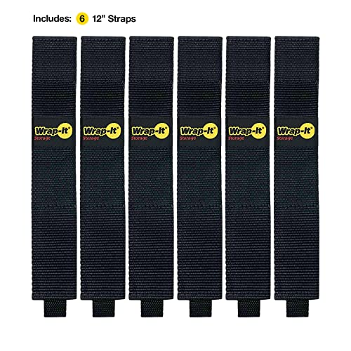 Twin-Straps by Wrap-It Storage - 12" (6-Pack) - size: 12" (6 Pack)