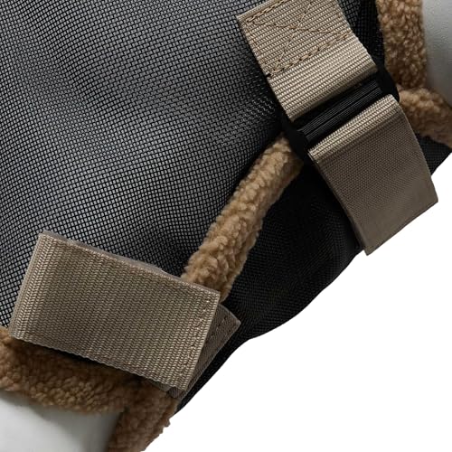 Horze Wire-Framed Soft Mesh Fleece-Lined Fly Mask with UV Protection - Atmosphere - S - color: Atmosphere, size: S