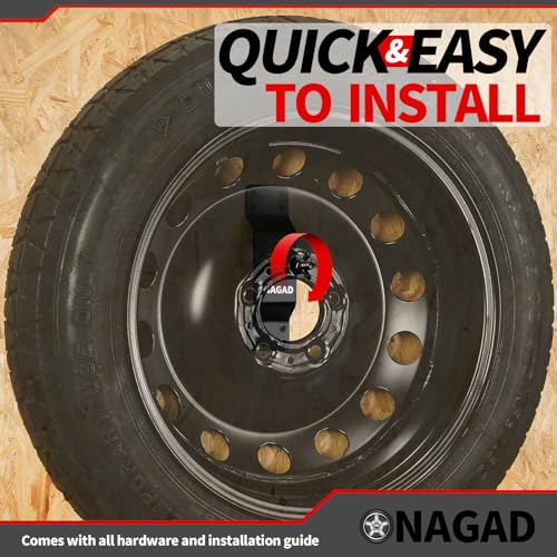 Wall Mount Spare Tire Holder Mount, Upgraded Spare Wheel Mounting Carrier - size: 1 Pack