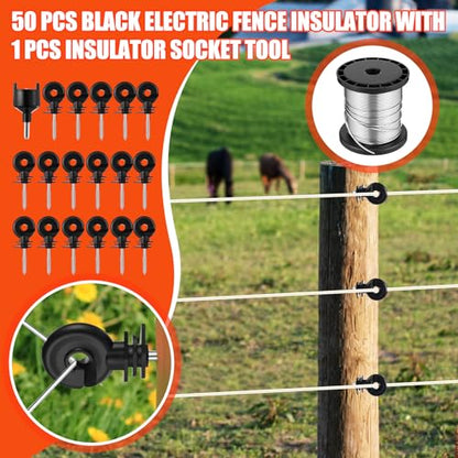 MorningRo 2J Electric Fence Charger with Digital Display & Alarm